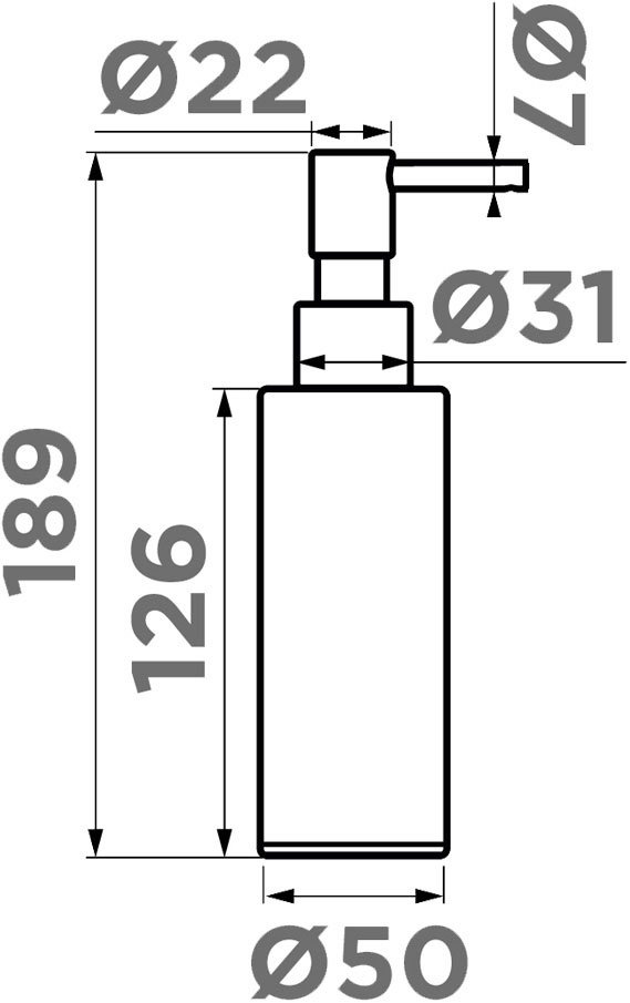 Дозатор жидкого моющего средства OMOIKIRI OM-06-C (4995091) - ракурс 2