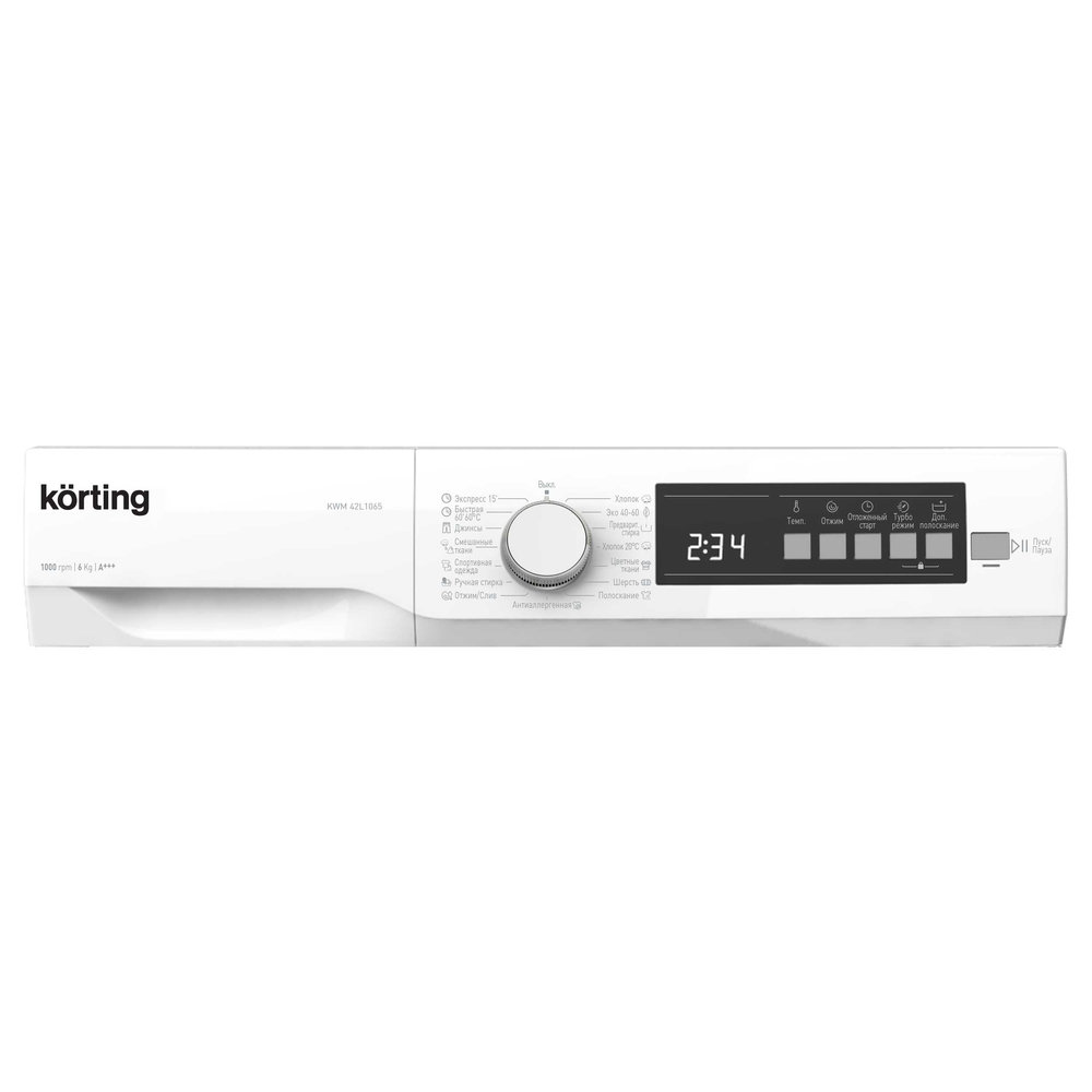 Узкая стиральная машина KORTING KWM 42L1065 - ракурс 2