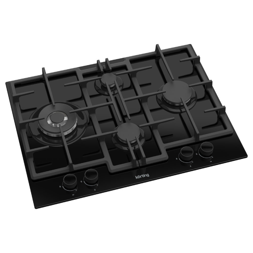 Газовая варочная панель KORTING HGG 67009 CQTN - ракурс 2