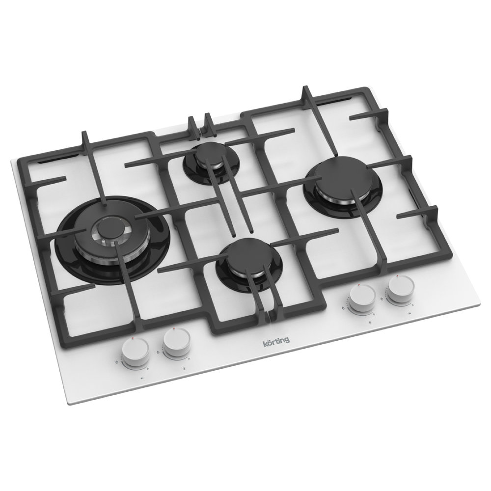 Газовая варочная панель KORTING HGG 67009 CQTW - ракурс 2