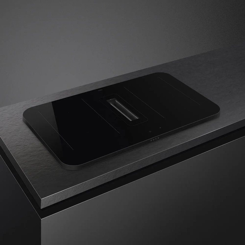 Варочная панель с вытяжкой SMEG HHSL 7844MB - ракурс 2