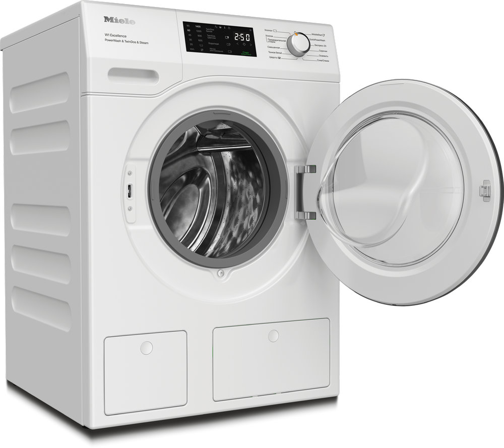 Полноразмерная стиральная машина MIELE WEG 895 WCS Chrome Edition - ракурс 3