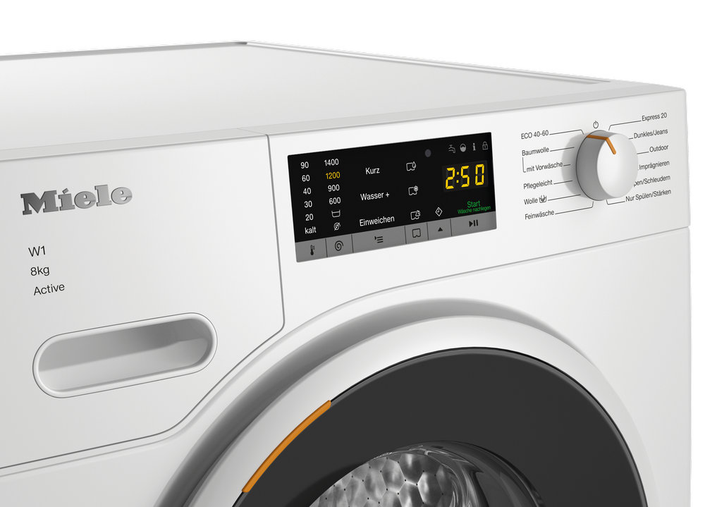 Полноразмерная стиральная машина MIELE WWA 120WCS White Edition - ракурс 3