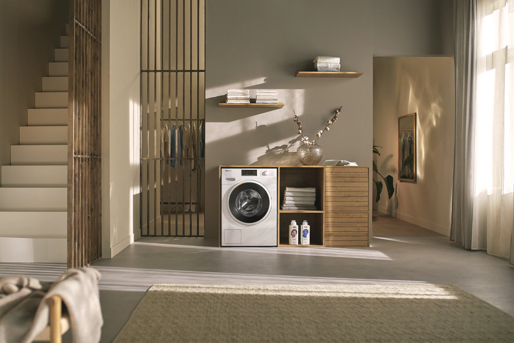 Полноразмерная стиральная машина MIELE WWA 120WCS White Edition - ракурс 5