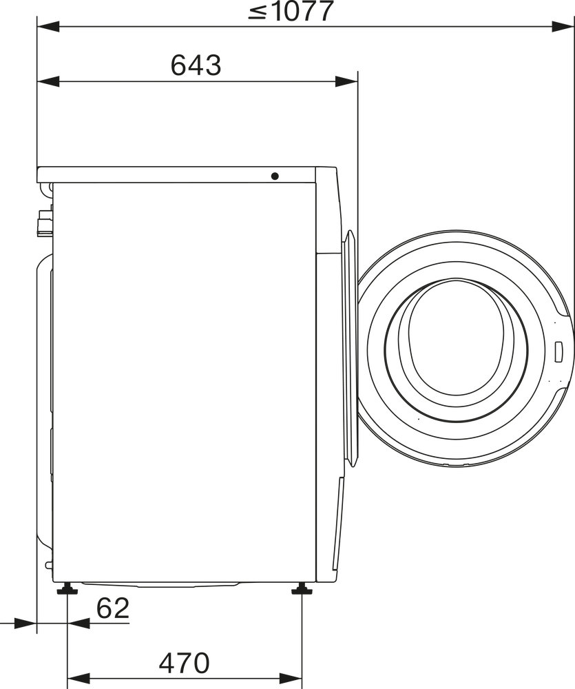 Полноразмерная стиральная машина MIELE WWA 120WCS White Edition - ракурс 7