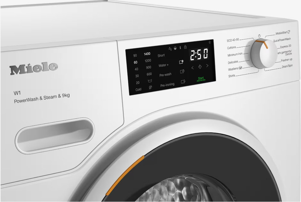 Полноразмерная стиральная машина MIELE WWD 380WCS White Edition - ракурс 3