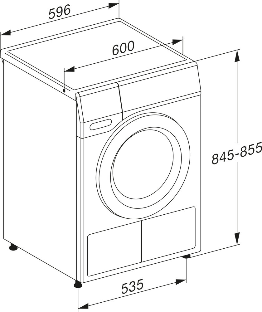 Сушильная машина MIELE TEH 795 WP - ракурс 9
