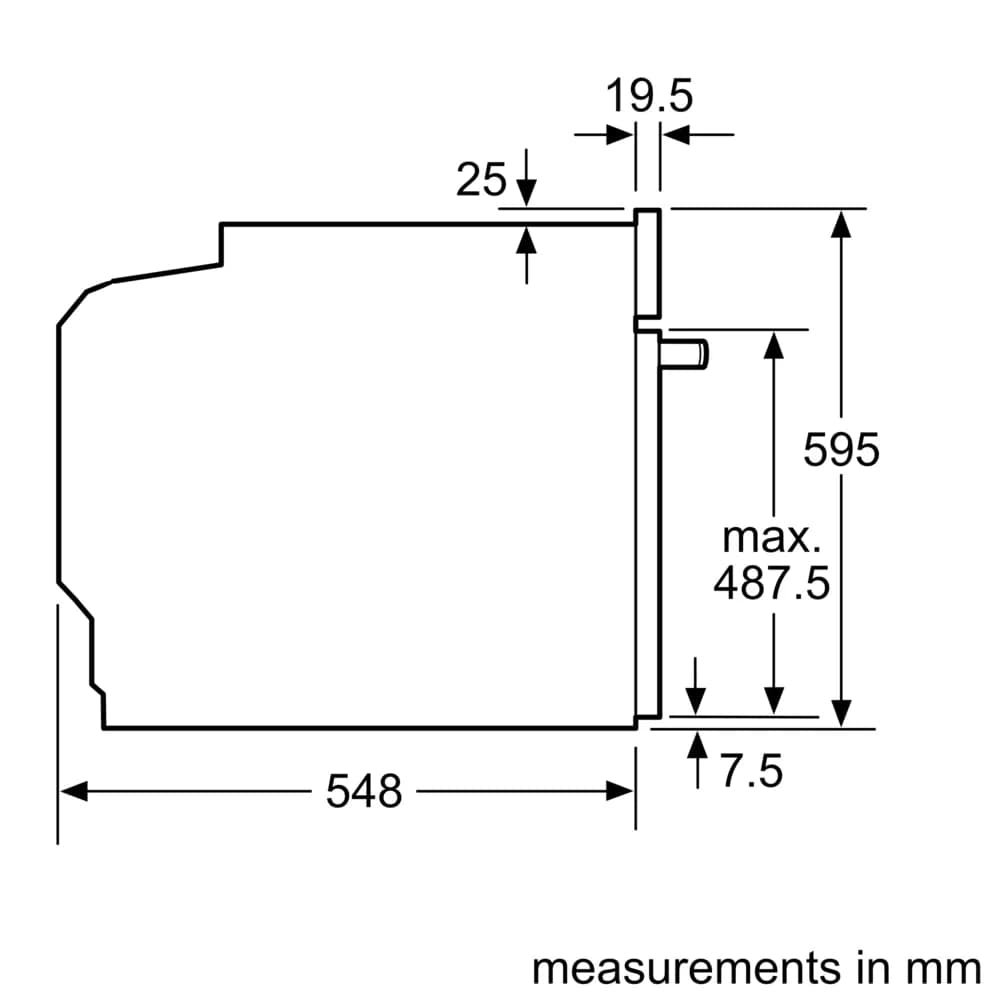 Электрический духовой шкаф BOSCH HUA 736EA0T - ракурс 9