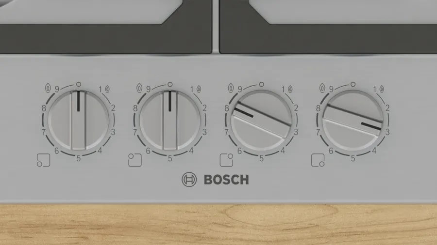 Газовая варочная панель BOSCH PCP 6A5I90M - ракурс 2