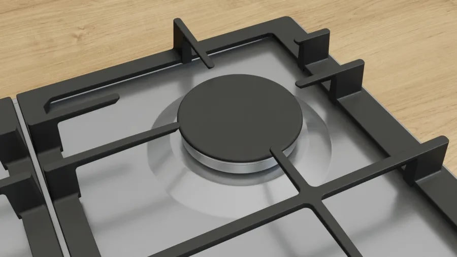 Газовая варочная панель BOSCH PCP 6A5I90M - ракурс 5