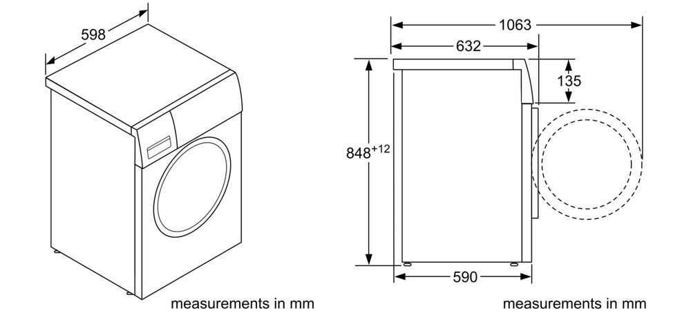 Полноразмерная стиральная машина BOSCH WGK 244ZXME - ракурс 5