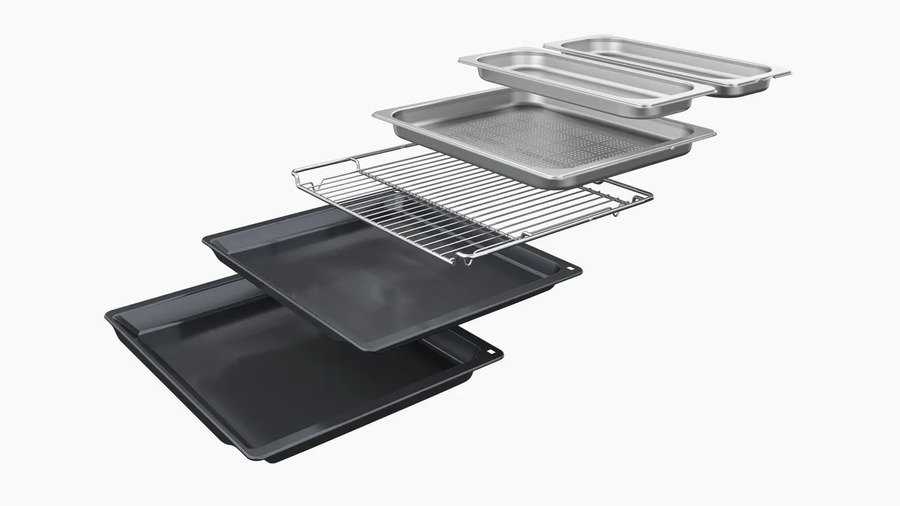 Духовой шкаф с пароваркой BOSCH HSG 7361B1 - ракурс 2