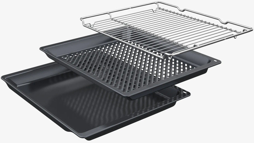 Электрический духовой шкаф BOSCH HBG 9742B1S - ракурс 2