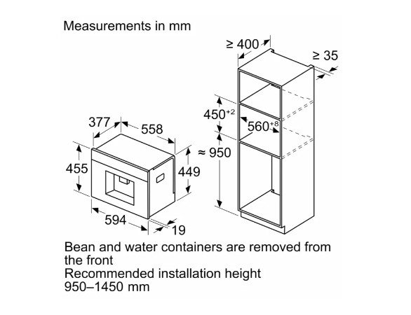 Встраиваемая кофемашина BOSCH CTL 7181W0 - ракурс 3