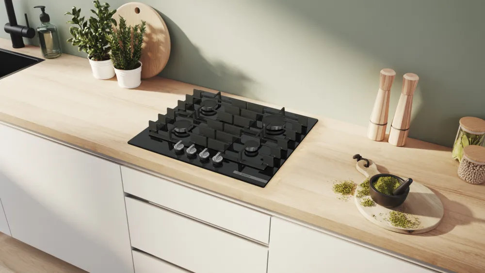 Газовая варочная панель BOSCH PPP 6A6I40 - ракурс 5