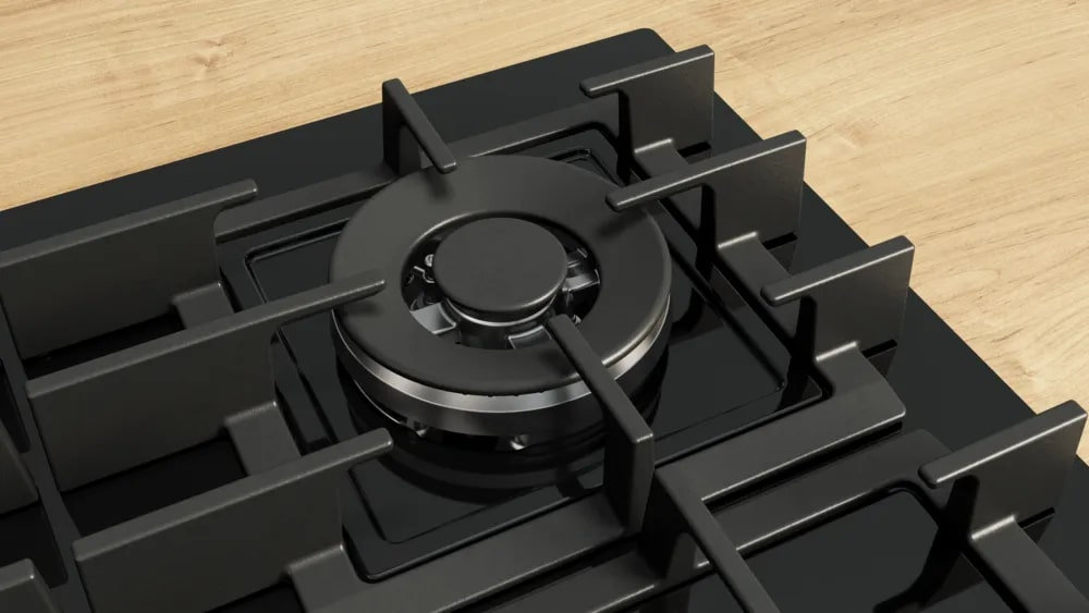 Газовая варочная панель BOSCH PPH 6A6I40O - ракурс 4