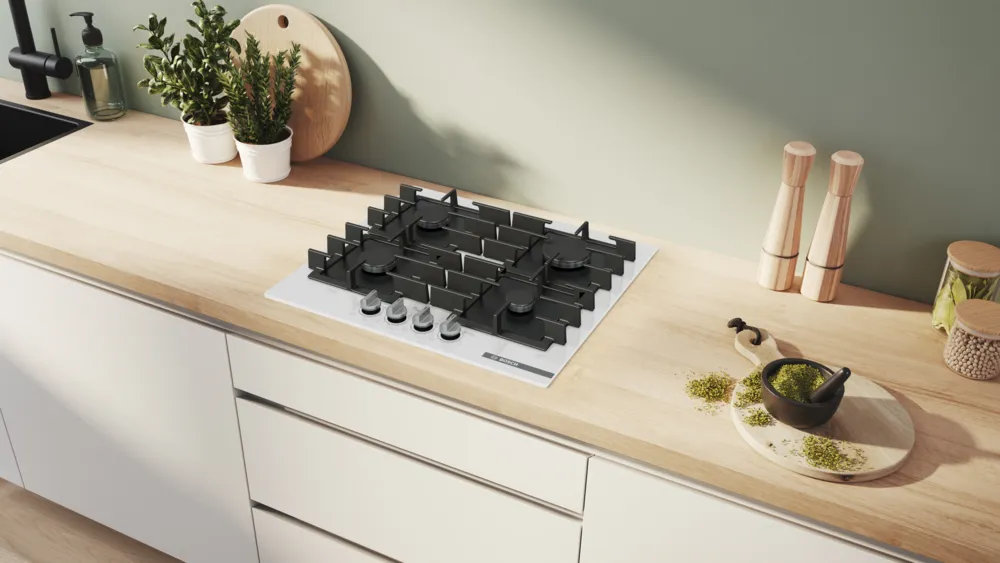 Газовая варочная панель BOSCH PPP 6A2I40R - ракурс 5