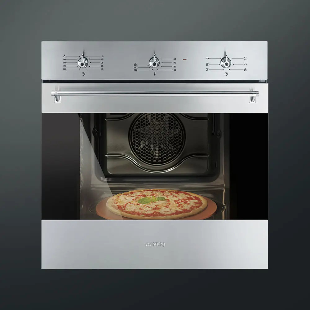 Электрический духовой шкаф SMEG SF 6381 X - ракурс 2