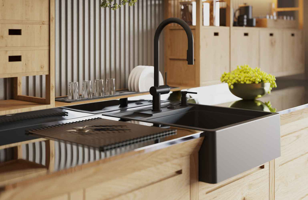 Смеситель для кухни OMOIKIRI Tahara-SB-GB (4994529) - ракурс 3