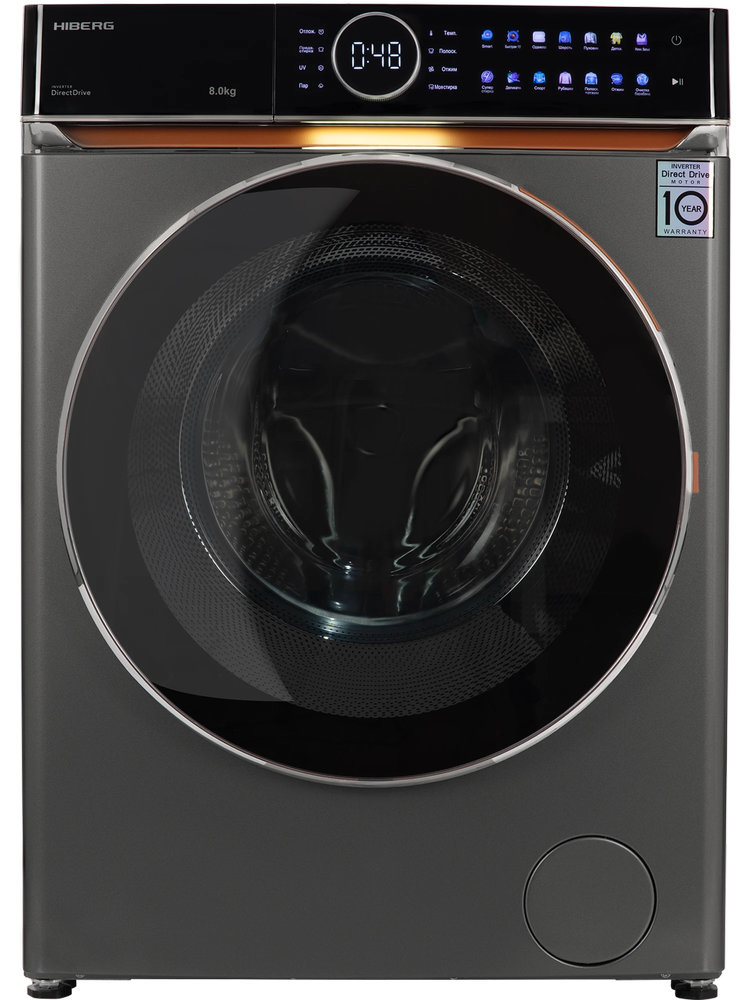 Полноразмерная стиральная машина HIBERG i-DDQ10-814Sd