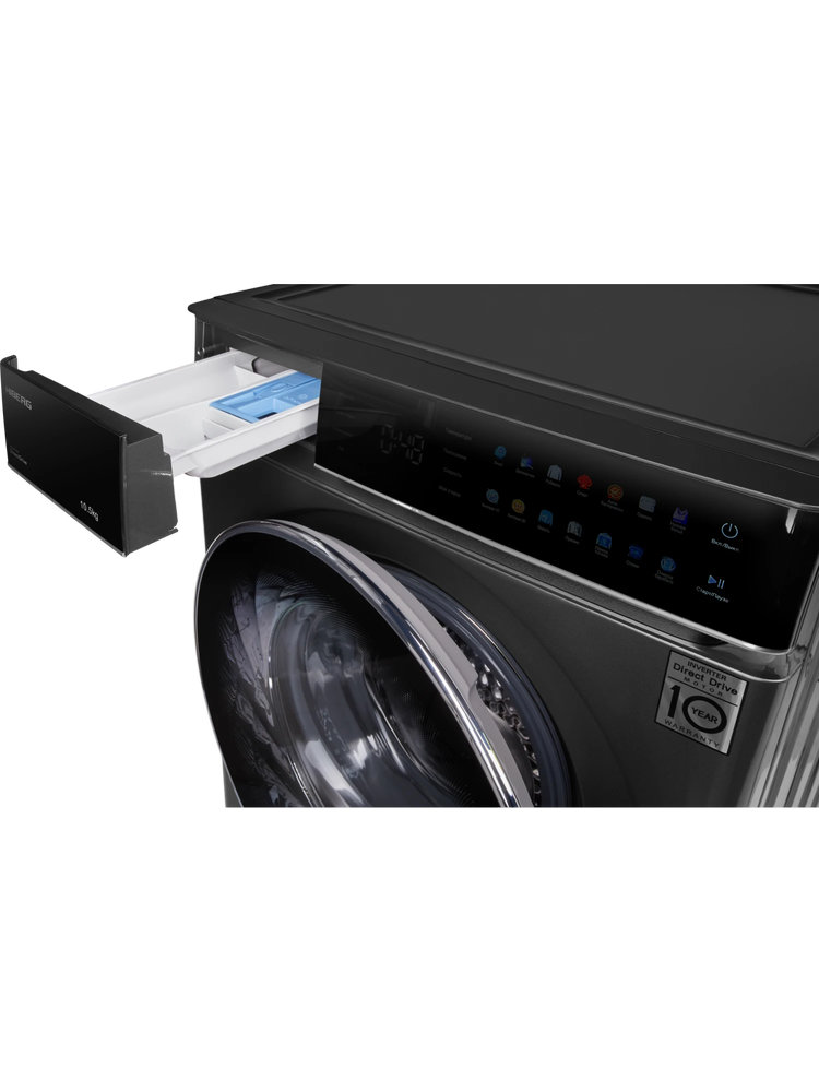 Полноразмерная стиральная машина HIBERG i-DDQ11-1014Sd - ракурс 3