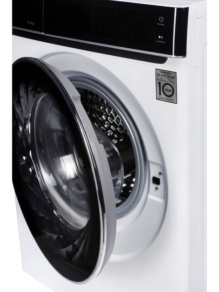 Полноразмерная стиральная машина HIBERG i-DDQ11-1014W - ракурс 7