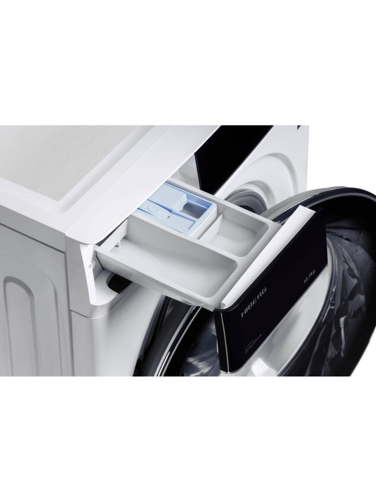 Полноразмерная стиральная машина HIBERG i-DDQ11-1014W - ракурс 9