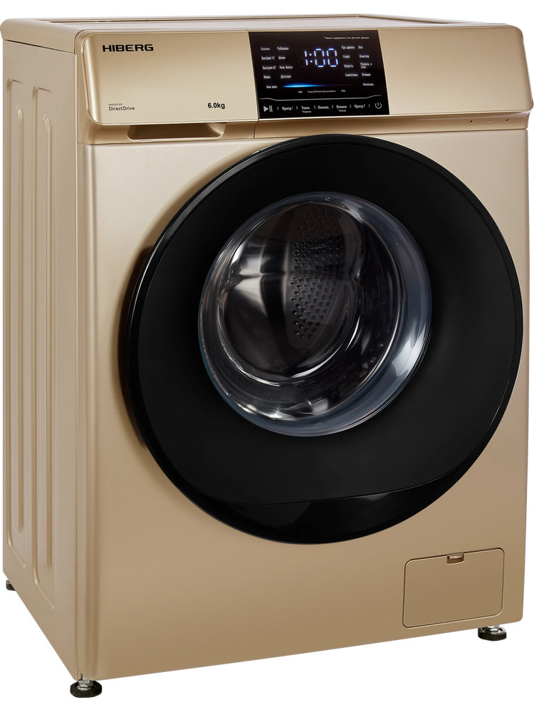 Полноразмерная стиральная машина HIBERG i-DDQ6-612G - ракурс 3