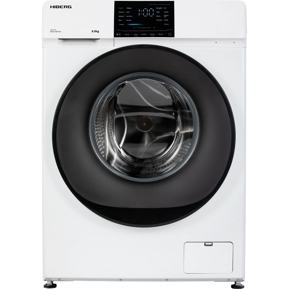 Полноразмерная стиральная машина HIBERG i-DDQ6-612W