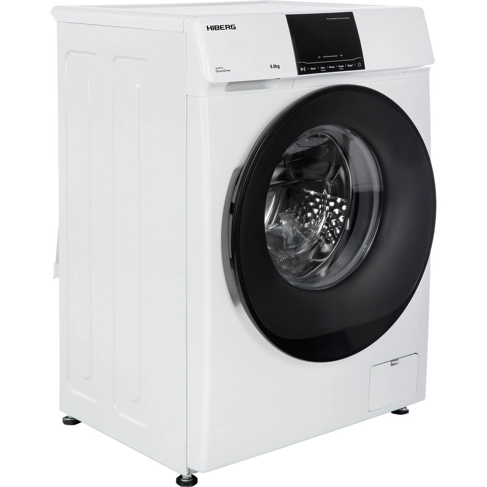 Полноразмерная стиральная машина HIBERG i-DDQ6-612W - ракурс 4