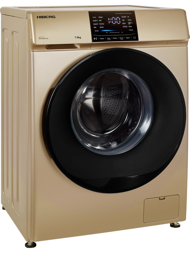 Полноразмерная стиральная машина HIBERG i-DDQ6-712G - ракурс 3