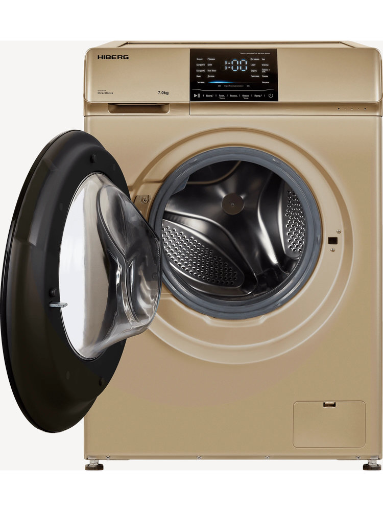 Полноразмерная стиральная машина HIBERG i-DDQ6-712G - ракурс 4