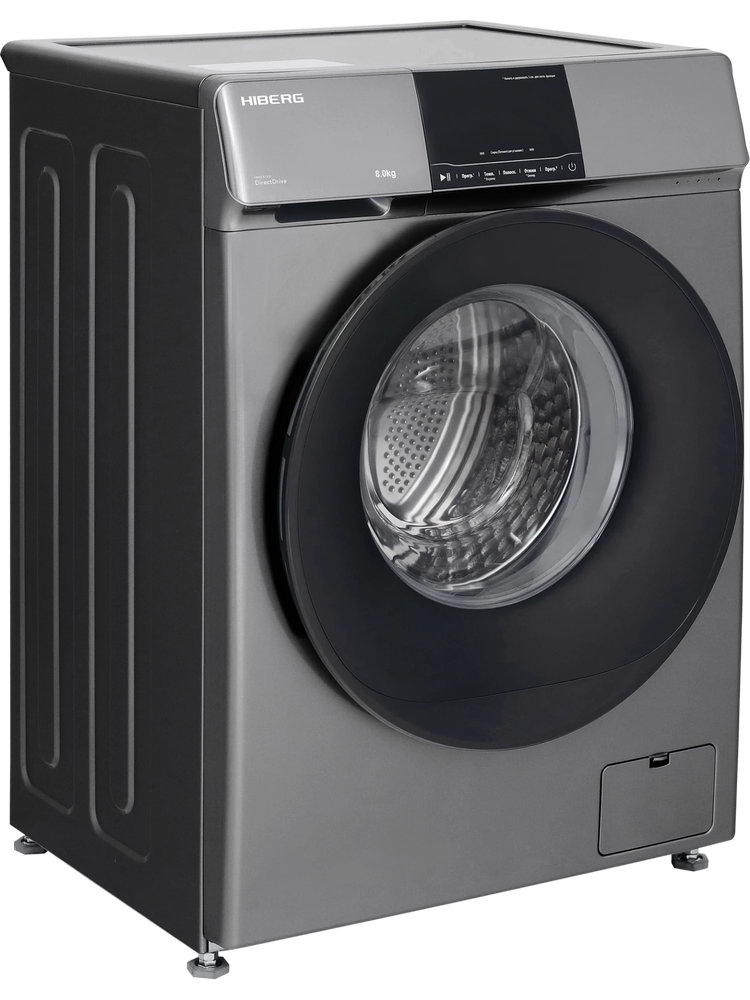 Полноразмерная стиральная машина HIBERG i-DDQ6-814Sd - ракурс 2