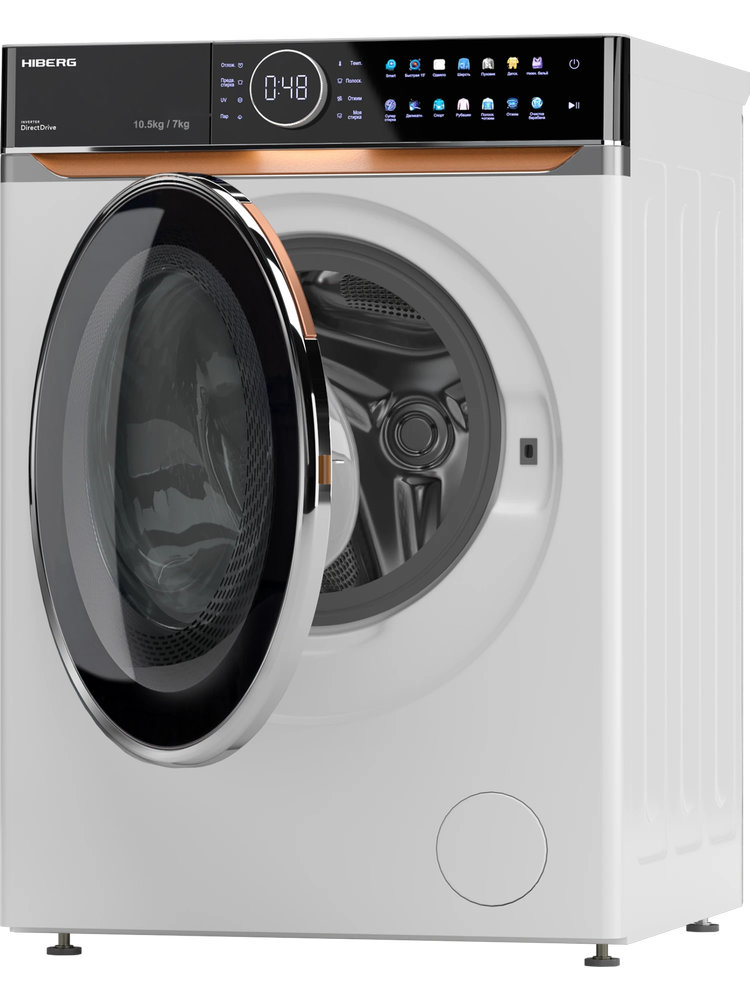 Стирально-сушильная машина HIBERG i-DDQ10-10714W - ракурс 4