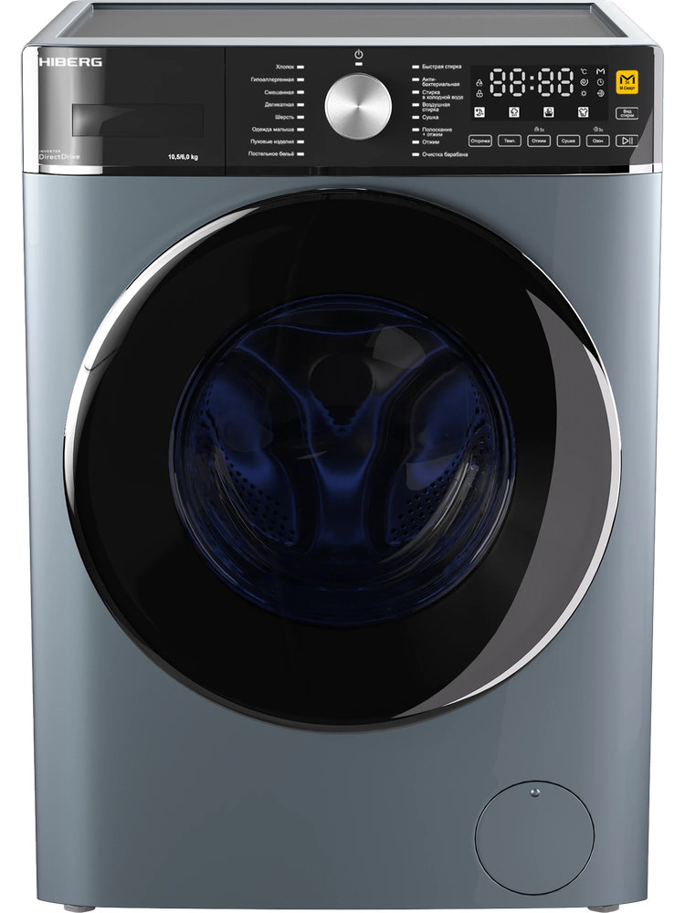 Стирально-сушильная машина HIBERG i-DDQ8-10614Sd - ракурс 4