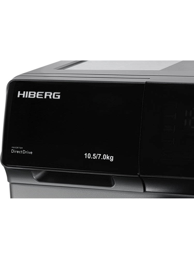 Стирально-сушильная машина HIBERG i-DDQ9-10714Sd - ракурс 5