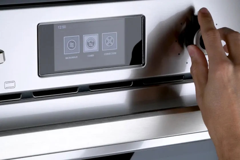 Компактный духовой шкаф с микроволновкой BERTAZZONI FPRO4077MTX3 - ракурс 2