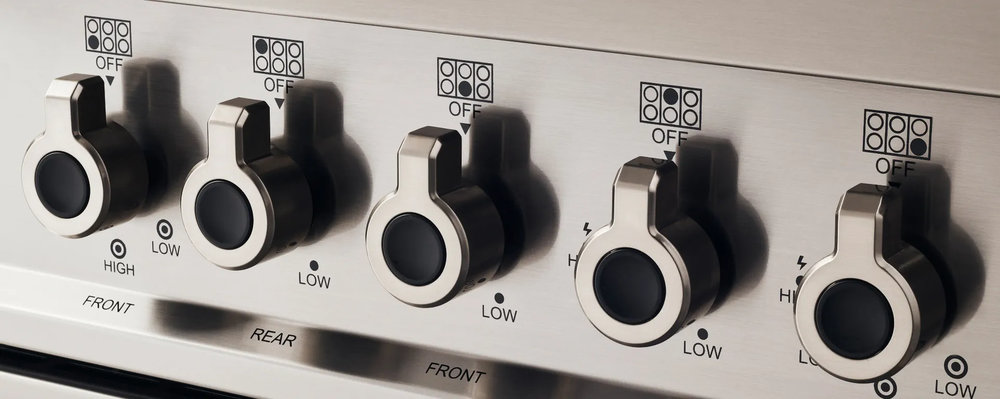 Комбинированная кухонная плита BERTAZZONI PRO96L1EBIT2 - ракурс 4