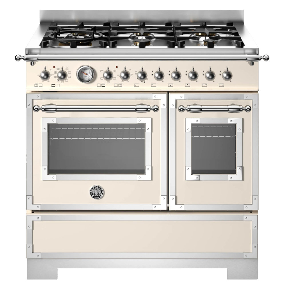 Комбинированная кухонная плита Bertazzoni HER96L2EAVT2 — ракурс 1 из 8