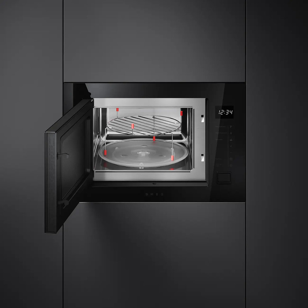 Встраиваемая микроволновая печь SMEG FMI 225BI - ракурс 4