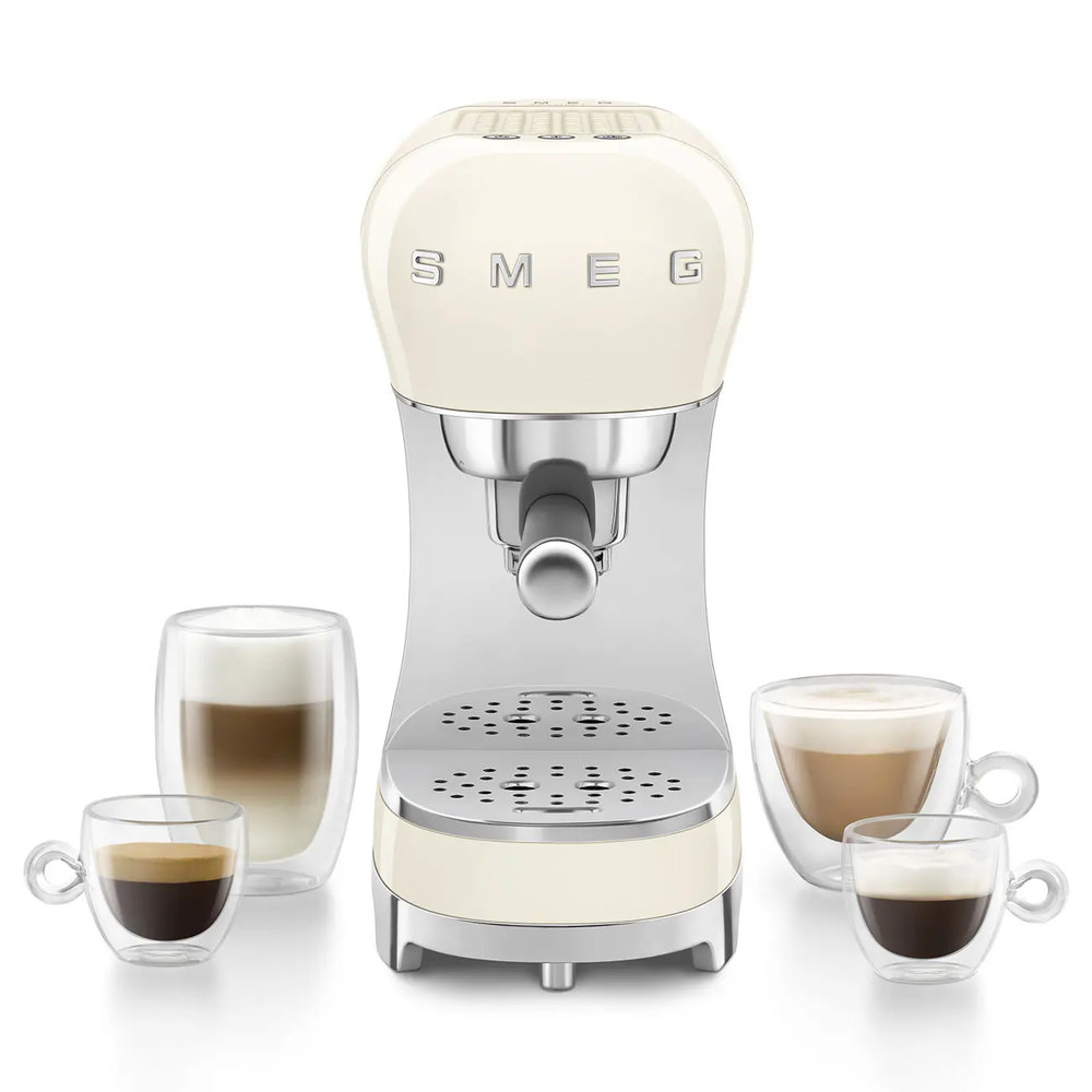 Рожковая кофеварка SMEG ECF 12CREU - ракурс 6