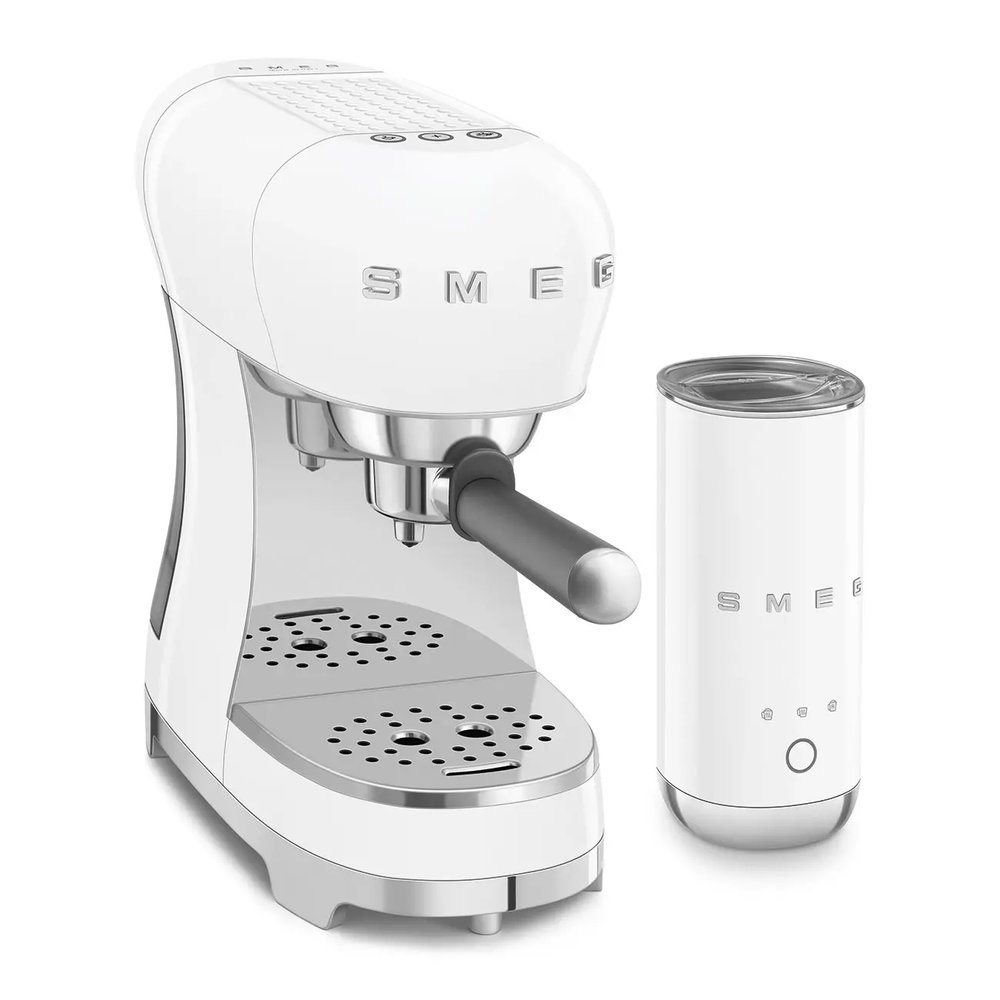 Рожковая кофеварка SMEG ECF 12WHEU - ракурс 2