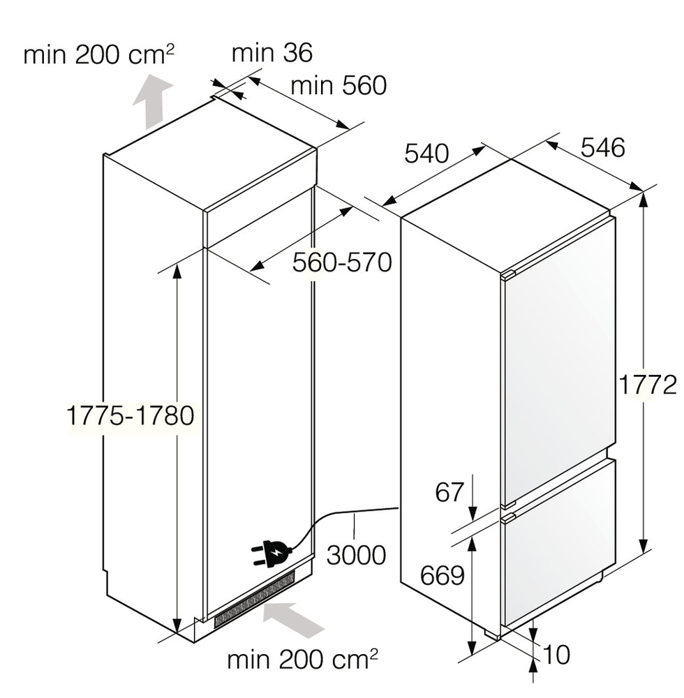 Холодильник ASKO RBC 276SND1.P - ракурс 6