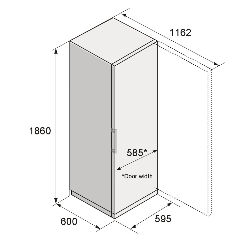 Морозильная камера ASKO RFF 586KNCB1.P - ракурс 8