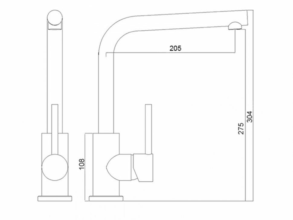 Смеситель LONGRAN LM2104 - 10 - ракурс 2