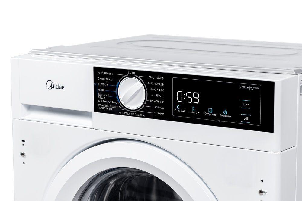 Стиральная машина MIDEA MFA 06W80B/W - ракурс 5