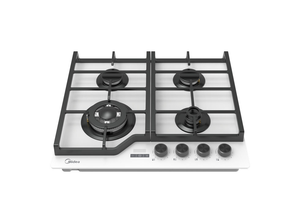 Газовая варочная панель MIDEA MG 697TTGW - ракурс 2