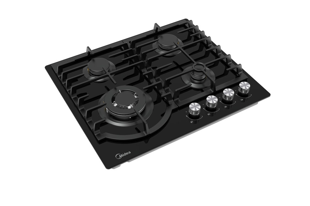 Газовая варочная панель MIDEA MG 649TGB - ракурс 3