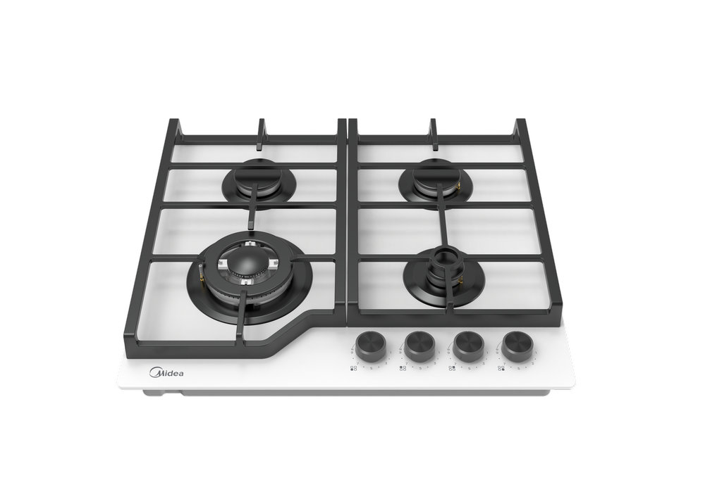Газовая варочная панель MIDEA MG 697TGW - ракурс 3