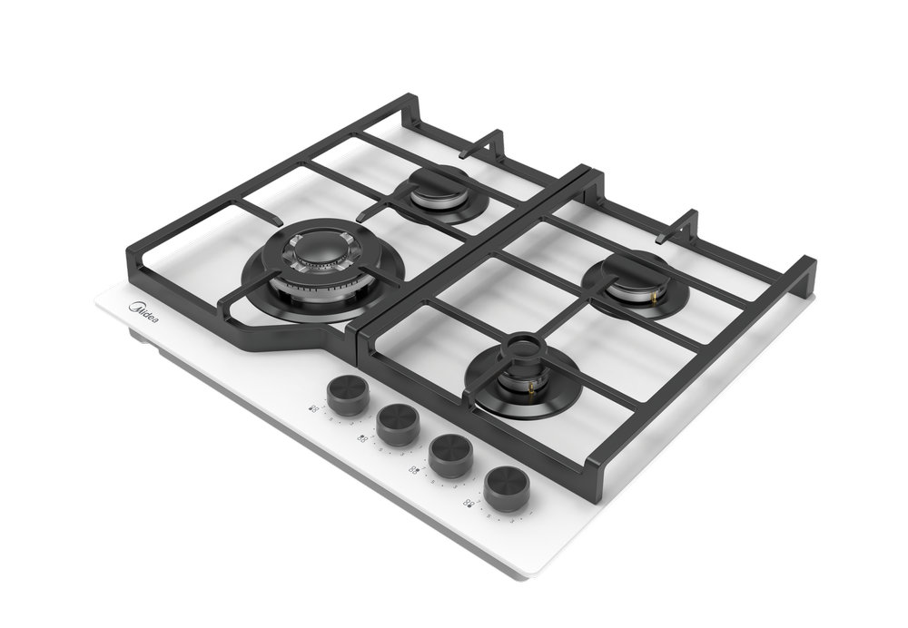 Газовая варочная панель MIDEA MG 697TGW - ракурс 7